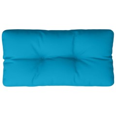 vidaXL Cuscino per Pallet Blu Chiaro 80x40x12 cm in Tessuto