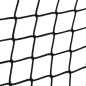 vidaXL Rete per Rimorchio con Corda Elastica Nero 2,5x1,5 m in PP
