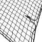 vidaXL Rete per Rimorchio con Corda Elastica Nero 4x2 m in PP