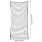 vidaXL Rete per Rimorchio con Corda Elastica Nero 4x2 m in PP