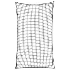 vidaXL Rete per Rimorchio con Corda Elastica Nero 2,1x1,25 m in PP