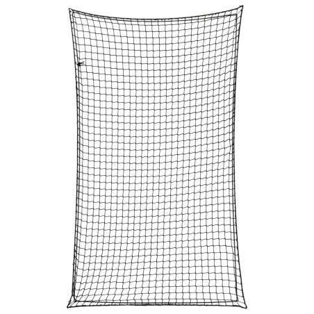 vidaXL Rete per Rimorchio con Corda Elastica Nero 2,1x1,25 m in PP