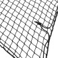 vidaXL Rete per Rimorchio con Corda Elastica Nero 2,1x1,25 m in PP