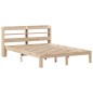 vidaXL Giroletto con Testiera 120x190 cm in Legno Massello di Pino
