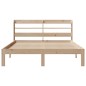 vidaXL Giroletto con Testiera 120x190 cm in Legno Massello di Pino