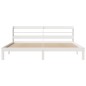 vidaXL Giroletto con Testiera senza Materasso Bianco 180x200 cm vidaXL Giroletto con Testiera senza Materasso Bianco 180x200 cm