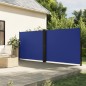vidaXL Tenda da Sole Laterale Retrattile Blu 180x600 cm vidaXL Tenda da Sole Laterale Retrattile Blu 180x600 cm
