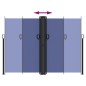 vidaXL Tenda da Sole Laterale Retrattile Blu 180x600 cm vidaXL Tenda da Sole Laterale Retrattile Blu 180x600 cm