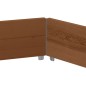 vidaXL Fioriera Rialzata Esagonale Marrone 160x160 cm Legno di Pino vidaXL Fioriera Rialzata Esagonale Marrone 160x160 cm Legno di Pino