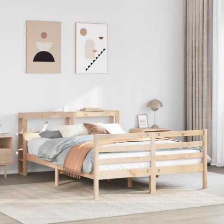 vidaXL Giroletto con Testiera 120x200 cm in Legno Massello di Pino