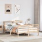 vidaXL Giroletto con Testiera 120x200 cm in Legno Massello di Pino