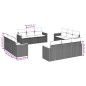 vidaXL Set Divano da Giardino 12 pz con Cuscini Beige Misto Polyrattan vidaXL Set Divano da Giardino 12 pz con Cuscini Beige Misto Polyrattan