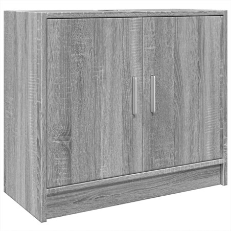vidaXL Mobile Lavabo Grigio Sonoma 63x29x55 cm in Legno Multistrato