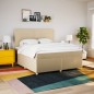 vidaXL Giroletto a Molle con Materasso Crema 180x200 cm in Tessuto vidaXL Giroletto a Molle con Materasso Crema 180x200 cm in Tessuto