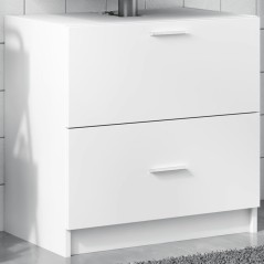 vidaXL Mobile Lavabo Bianco 59x37x59 cm in Truciolare
