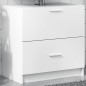 vidaXL Mobile Lavabo Bianco 59x37x59 cm in Truciolare vidaXL Mobile Lavabo Bianco 59x37x59 cm in Truciolare