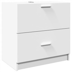 vidaXL Mobile Lavabo Bianco 59x37x59 cm in Truciolare