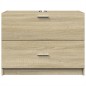 vidaXL Mobile Sottolavabo Rovere Sonoma 78x37x59 cm in Truciolare vidaXL Mobile Sottolavabo Rovere Sonoma 78x37x59 cm in Truciolare