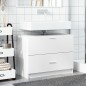 vidaXL Mobile Lavabo Bianco 78x37x59 cm in Truciolare vidaXL Mobile Lavabo Bianco 78x37x59 cm in Truciolare
