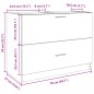 vidaXL Mobile Lavabo Bianco 78x37x59 cm in Truciolare vidaXL Mobile Lavabo Bianco 78x37x59 cm in Truciolare