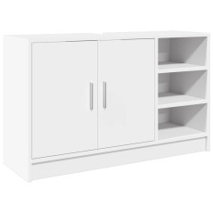 vidaXL Mobile Lavabo Bianco 90x29x55 cm in Truciolato
