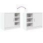 vidaXL Mobile Lavabo Bianco 63x29x55 cm in Truciolato vidaXL Mobile Lavabo Bianco 63x29x55 cm in Truciolato