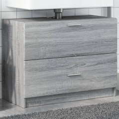 vidaXL Mobile Lavabo Grigio Sonoma 78x37x59 cm in Truciolare
