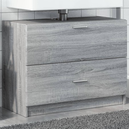 vidaXL Mobile Lavabo Grigio Sonoma 78x37x59 cm in Truciolare