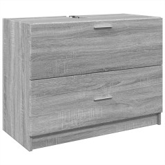 vidaXL Mobile Lavabo Grigio Sonoma 78x37x59 cm in Truciolare