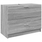 vidaXL Mobile Lavabo Grigio Sonoma 78x37x59 cm in Truciolare vidaXL Mobile Lavabo Grigio Sonoma 78x37x59 cm in Truciolare