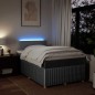 vidaXL Giroletto a Molle con Materasso Grigio Chiaro 120x200cm Tessuto vidaXL Giroletto a Molle con Materasso Grigio Chiaro 120x200cm Tessuto