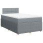 vidaXL Giroletto a Molle con Materasso Grigio Chiaro 120x200cm Tessuto vidaXL Giroletto a Molle con Materasso Grigio Chiaro 120x200cm Tessuto