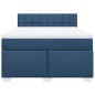 vidaXL Giroletto a Molle con Materasso Blu 140x200 cm in Tessuto vidaXL Giroletto a Molle con Materasso Blu 140x200 cm in Tessuto