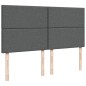 vidaXL Giroletto a Molle con Materasso Grigio Scuro 180x200 cm Tessuto vidaXL Giroletto a Molle con Materasso Grigio Scuro 180x200 cm Tessuto