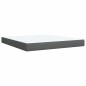 vidaXL Giroletto a Molle con Materasso Grigio Scuro 180x200 cm Tessuto