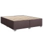 vidaXL Giroletto a Molle con Materasso Marrone Scuro 180x200cm Tessuto vidaXL Giroletto a Molle con Materasso Marrone Scuro 180x200cm Tessuto