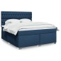 vidaXL Giroletto a Molle con Materasso Blu 180x200 cm in Tessuto vidaXL Giroletto a Molle con Materasso Blu 180x200 cm in Tessuto