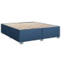 vidaXL Giroletto a Molle con Materasso Blu 180x200 cm in Tessuto vidaXL Giroletto a Molle con Materasso Blu 180x200 cm in Tessuto