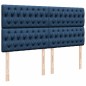 vidaXL Giroletto a Molle con Materasso Blu 180x200 cm in Tessuto vidaXL Giroletto a Molle con Materasso Blu 180x200 cm in Tessuto