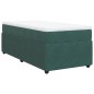 vidaXL Giroletto a Molle con Materasso Verde Scuro 80x200 cm Velluto vidaXL Giroletto a Molle con Materasso Verde Scuro 80x200 cm Velluto