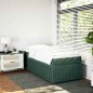 vidaXL Giroletto a Molle con Materasso Verde Scuro 80x200 cm Velluto vidaXL Giroletto a Molle con Materasso Verde Scuro 80x200 cm Velluto