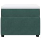 vidaXL Giroletto a Molle con Materasso Verde Scuro 80x200 cm Velluto vidaXL Giroletto a Molle con Materasso Verde Scuro 80x200 cm Velluto