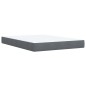 vidaXL Giroletto a Molle con Materasso Grigio Scuro 160x200 cm Velluto vidaXL Giroletto a Molle con Materasso Grigio Scuro 160x200 cm Velluto
