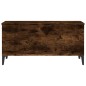 Tavolino da Salotto Rovere Fumo 90x44,5x45 cm Legno Multistrato Tavolino da Salotto Rovere Fumo 90x44,5x45 cm Legno Multistrato