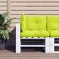 vidaXL Cuscini per Pallet 3 pz Verde Intenso in Tessuto
