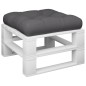 vidaXL Cuscino per Pallet Antracite 60x61,5x10 cm in Tessuto