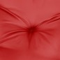 vidaXL Cuscino per Pallet Rosso 50x50x12 cm in Tessuto