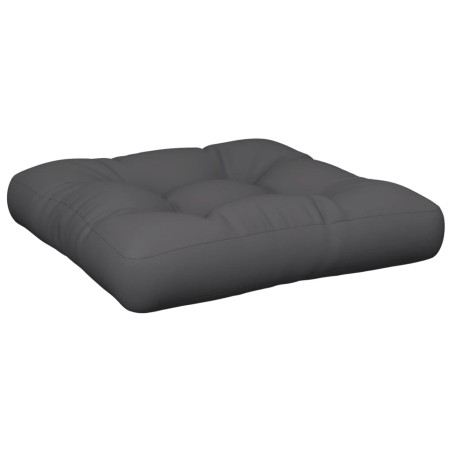 vidaXL Cuscino per Pallet Grigio 50x50x12 cm in Tessuto