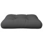 vidaXL Cuscino per Pallet Grigio 50x50x12 cm in Tessuto