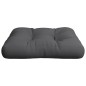 vidaXL Cuscino per Pallet Grigio 50x50x12 cm in Tessuto
